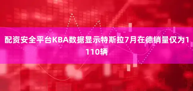 配资安全平台KBA数据显示特斯拉7月在德销量仅为1110辆
