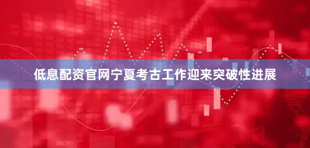 低息配资官网宁夏考古工作迎来突破性进展